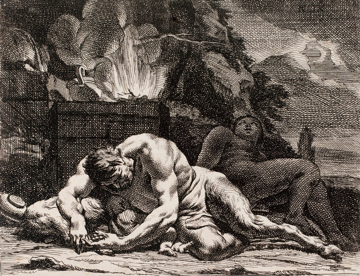 Natt, ur serien Dygnets fyra tider av Charles Le Brun
