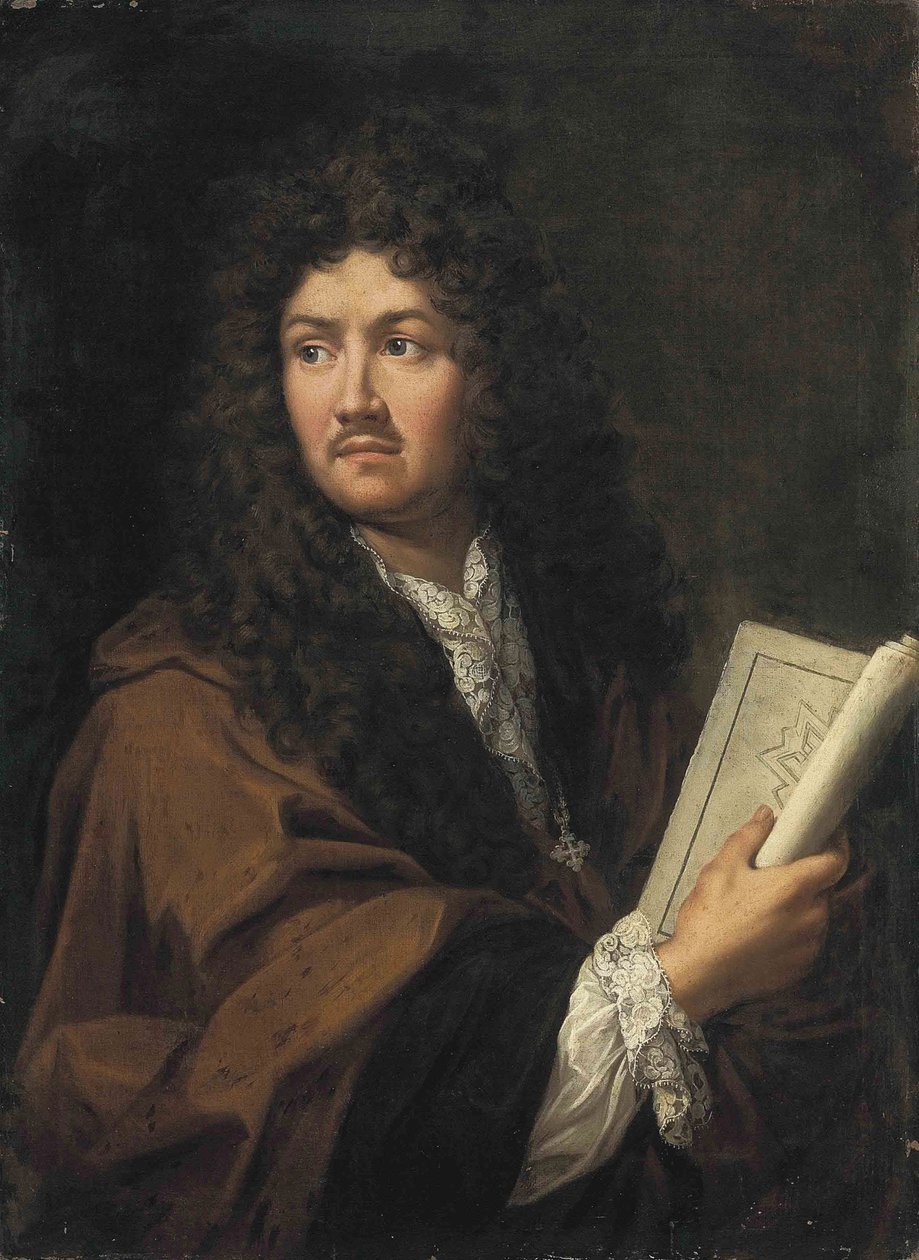 Porträtt av Francois Michel Le Tellier, markis av Louvois 1641-1691. av Charles Le Brun