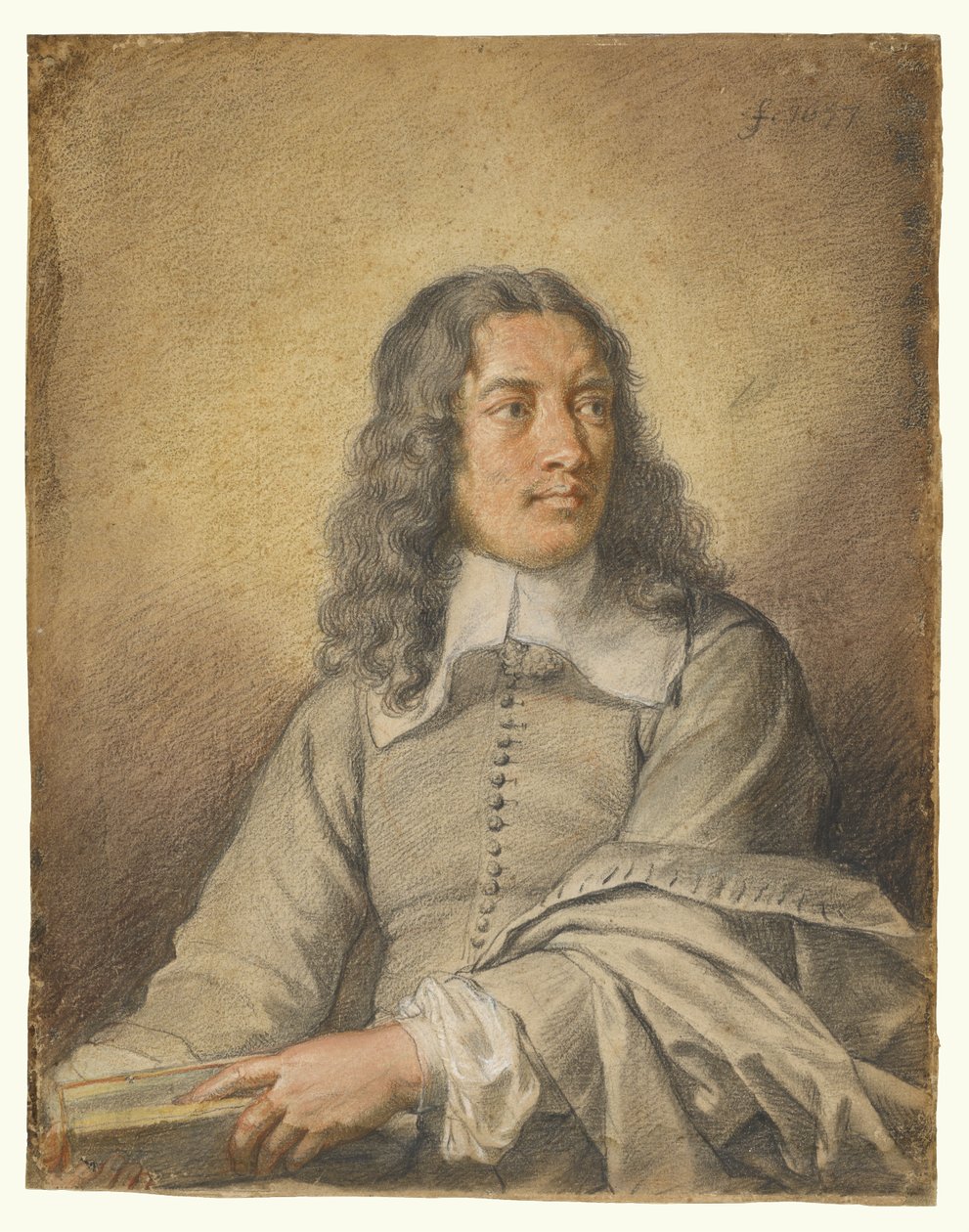 Porträtt av M. Quatrehomme du Lys av Charles Le Brun