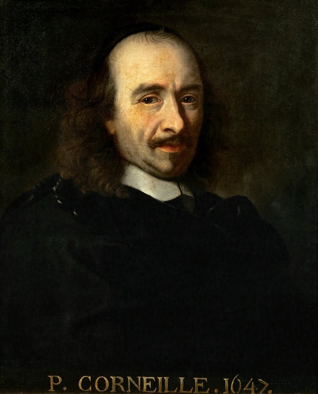 Porträtt av Pierre Corneille 1606-1684 av Charles Le Brun