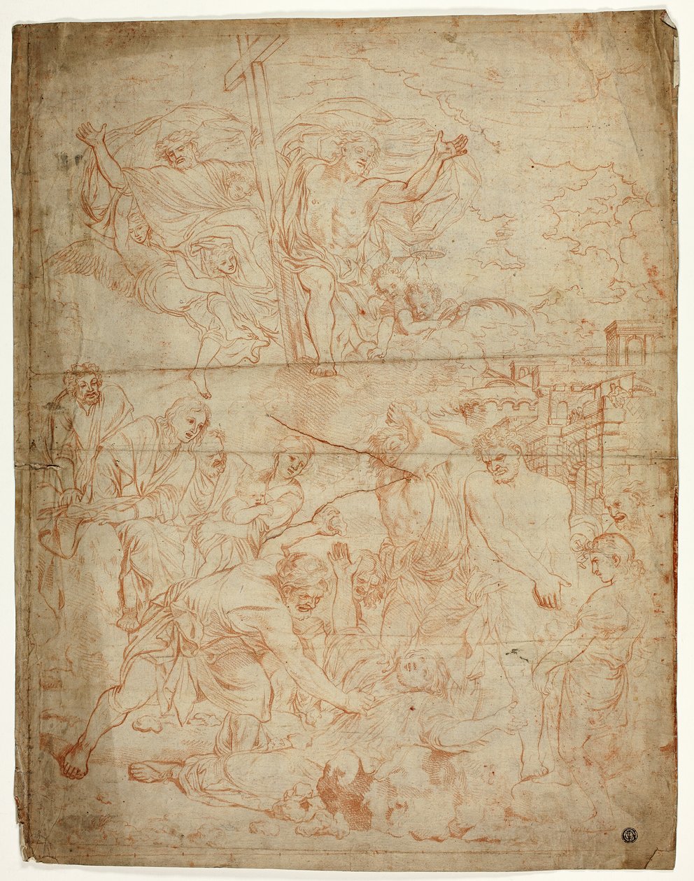 Stening av Sankt Stefan av Charles Le Brun