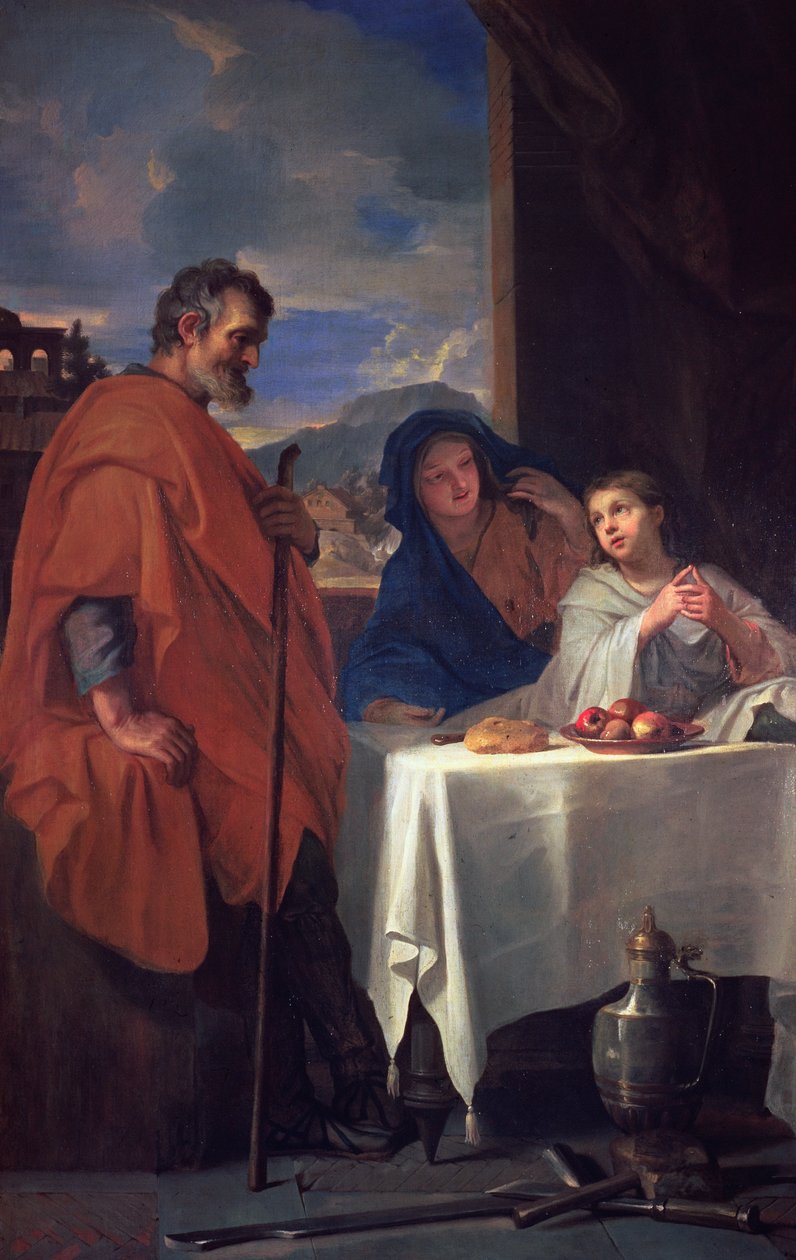 Den heliga familjen, eller nåden av Charles Le Brun