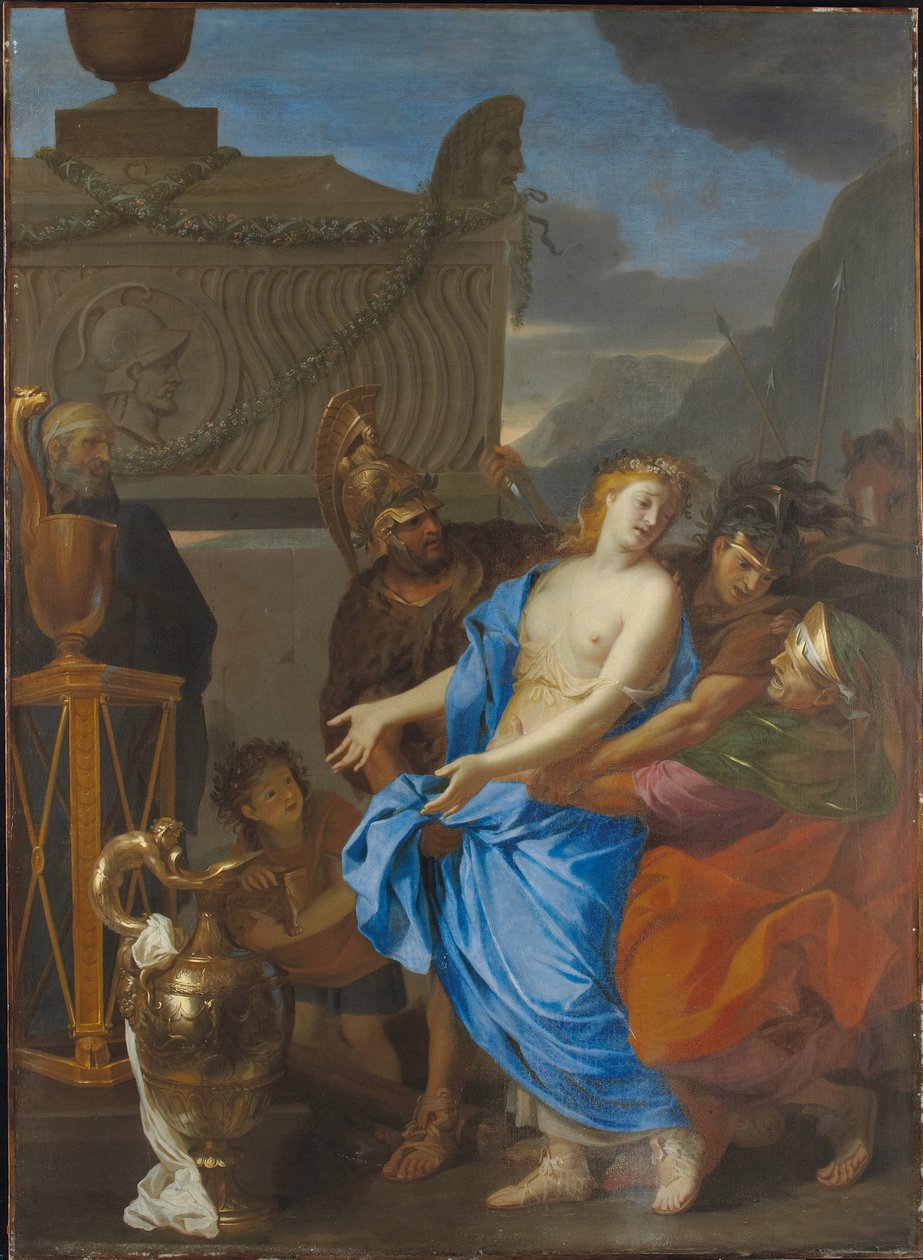 Offret av Polyxena, 1647 av Charles Le Brun