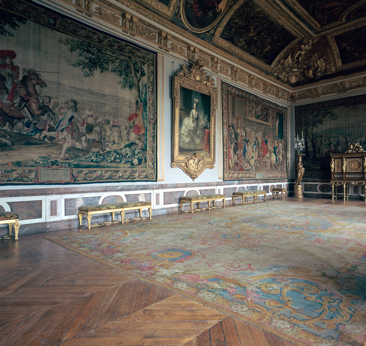 Salon De Mars i Versailles, 1600-talet av Charles Le Brun