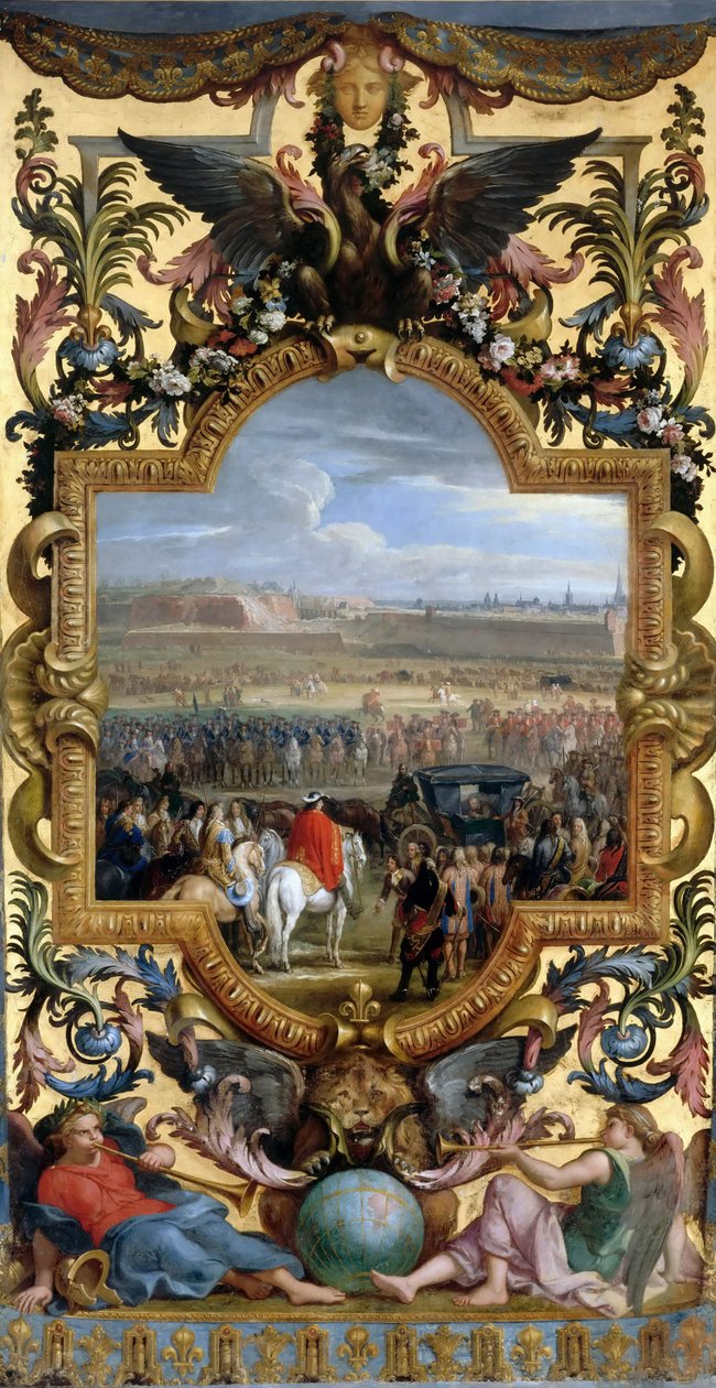 Erövringen av Cambrai den 18 april 1677 av Charles Le Brun
