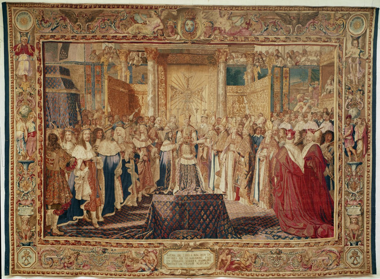 Kröningen av Ludvig XIV ... av Charles Le Brun
