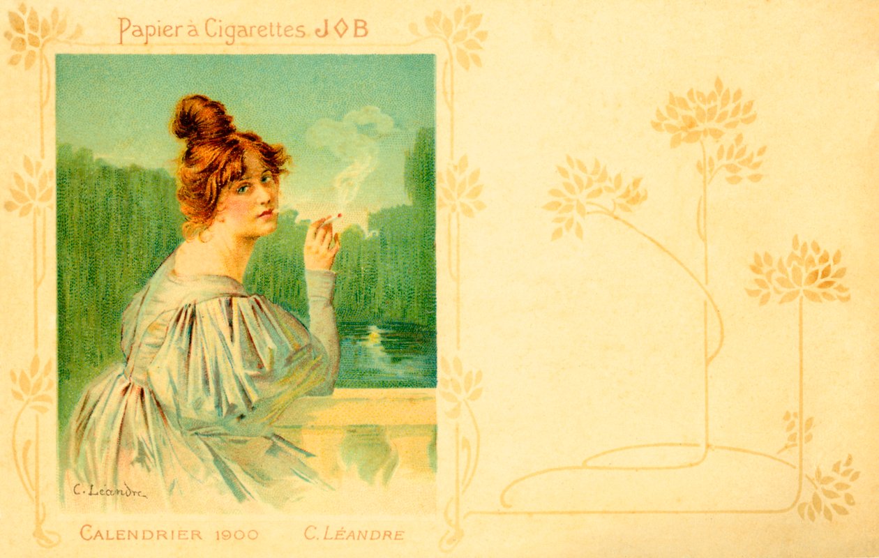 Samlingsjobb - 1900-kalender (gravyr) av Charles Leandre