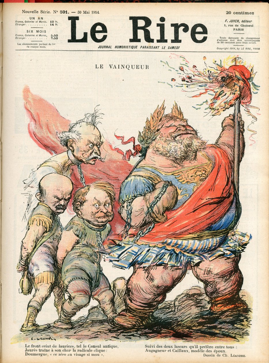 Omslag till ""Le Lire"", Satirical in Colors av Charles Leandre