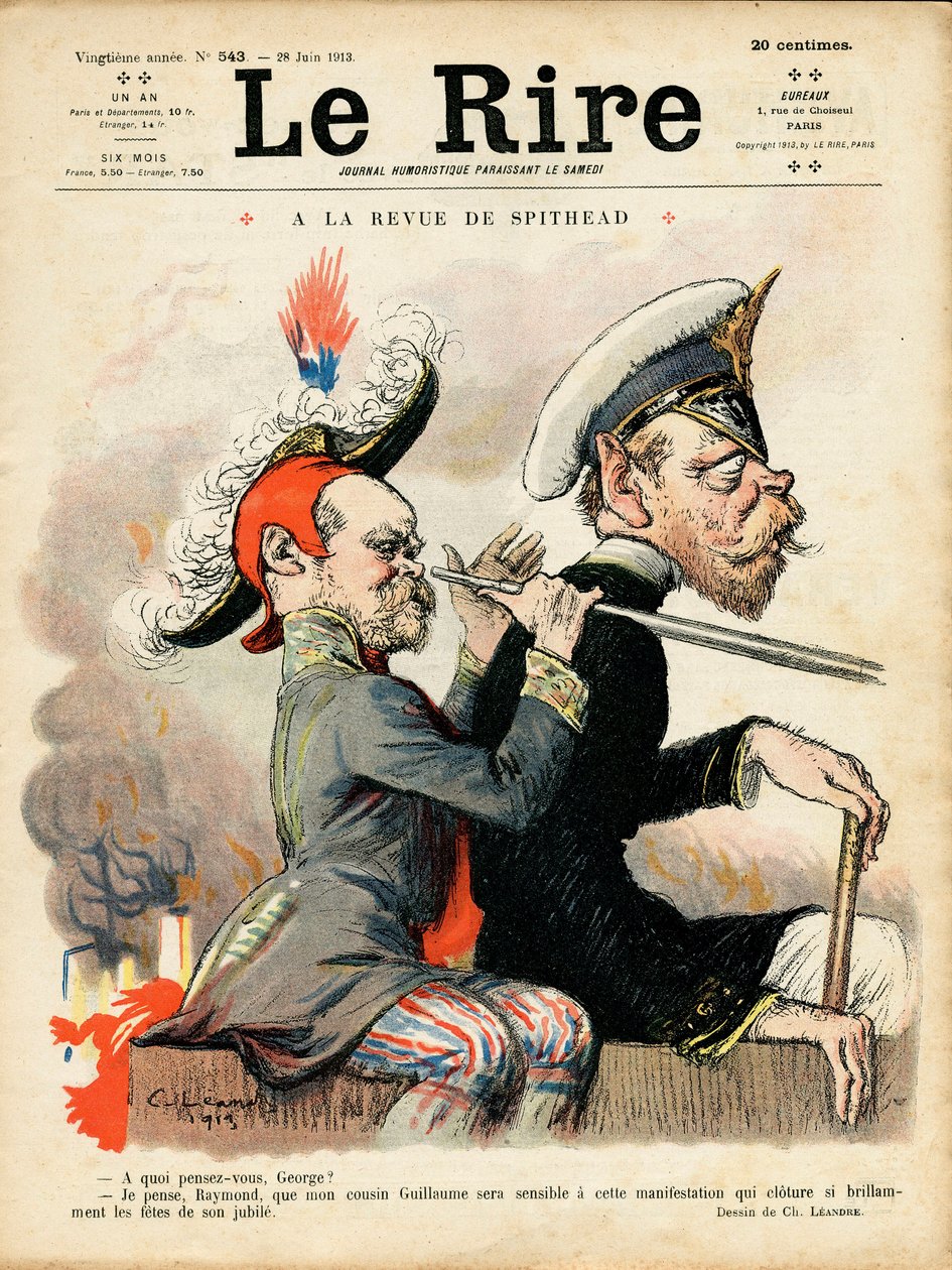Omslag till ""Le Lire"", Satirical in Colors av Charles Leandre