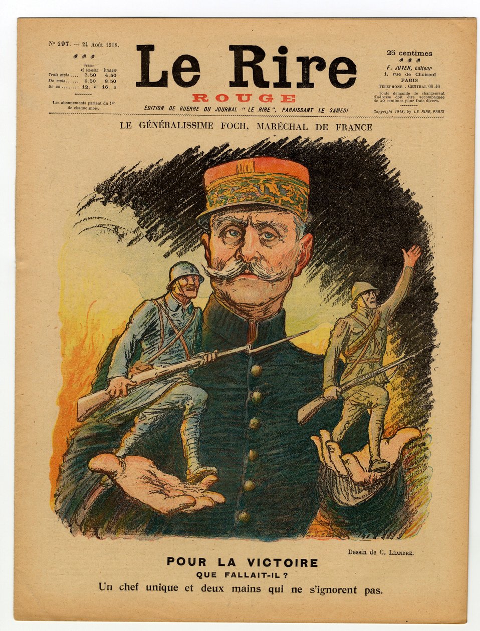 Omslag till ""The Red Read"", Satirical in Colors av Charles Leandre