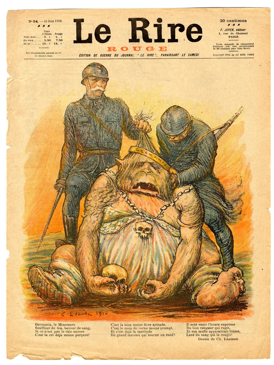 Omslag till "" The Red Laughter", Satirical in Colors av Charles Leandre