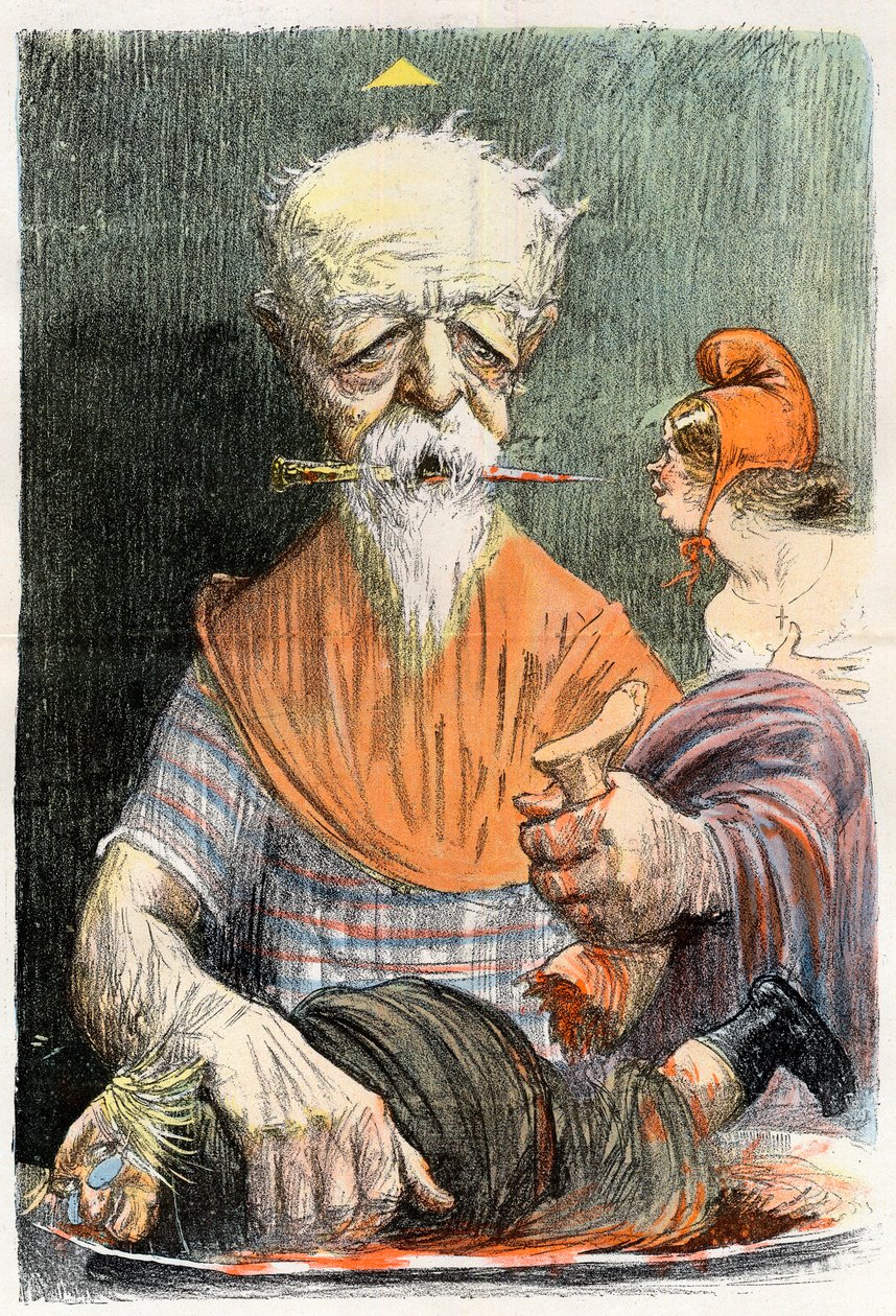Eugene Henri Brisson (1835-1912), fransk advokat, journalist och politiker - Tecknad av Charles Leandre (1862-1934) i "" Le Rire""" 1902 av Charles Leandre