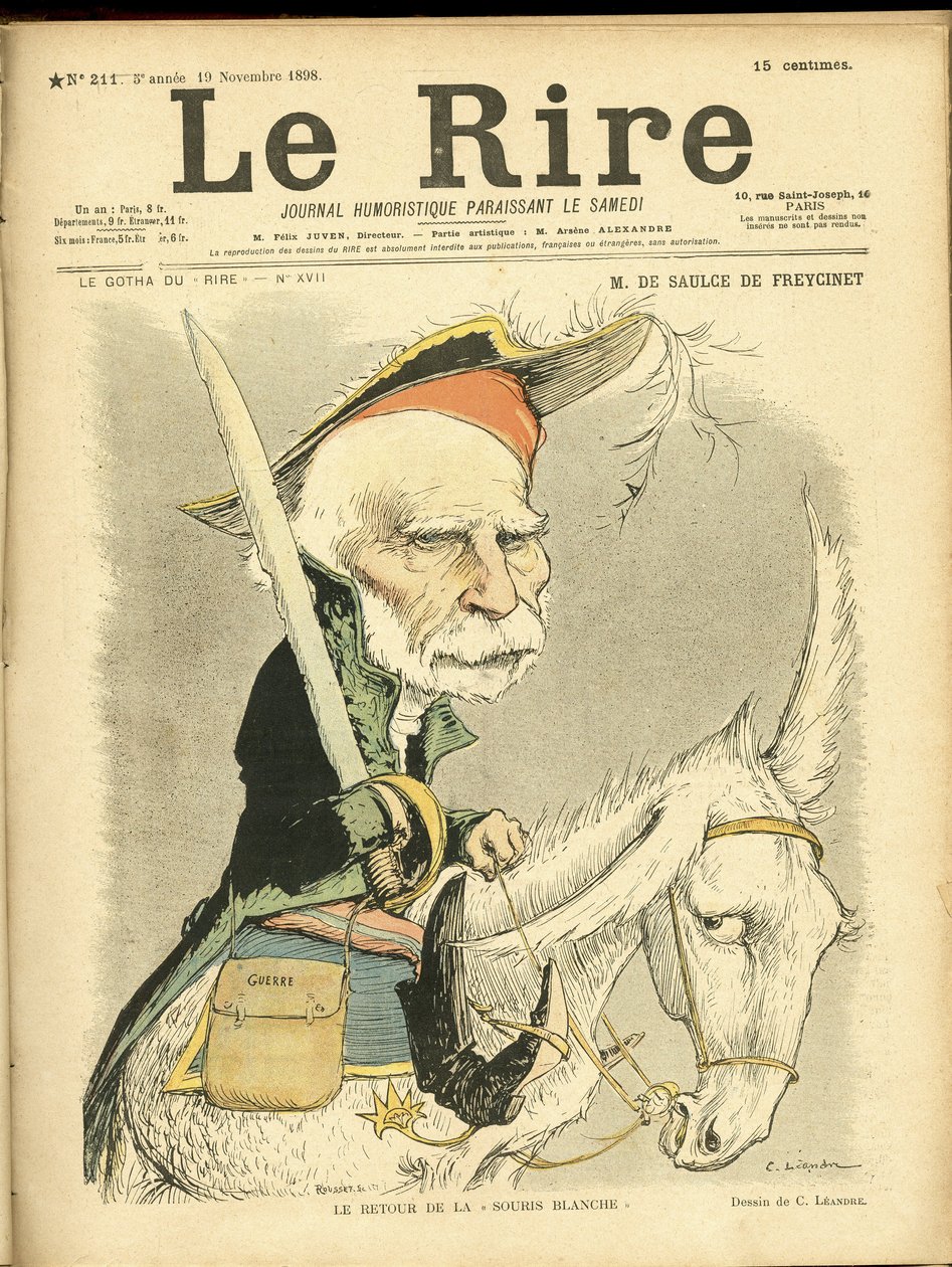 Illustration av Charles Leandre (1862-1934) i Reading av Charles Leandre