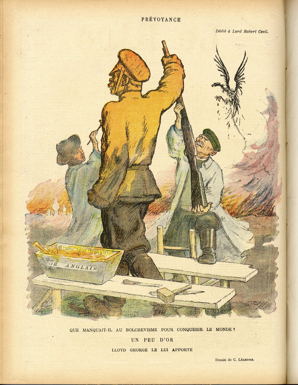 Illustration av Charles Leandre (1862-1934) i Le Rire av Charles Leandre
