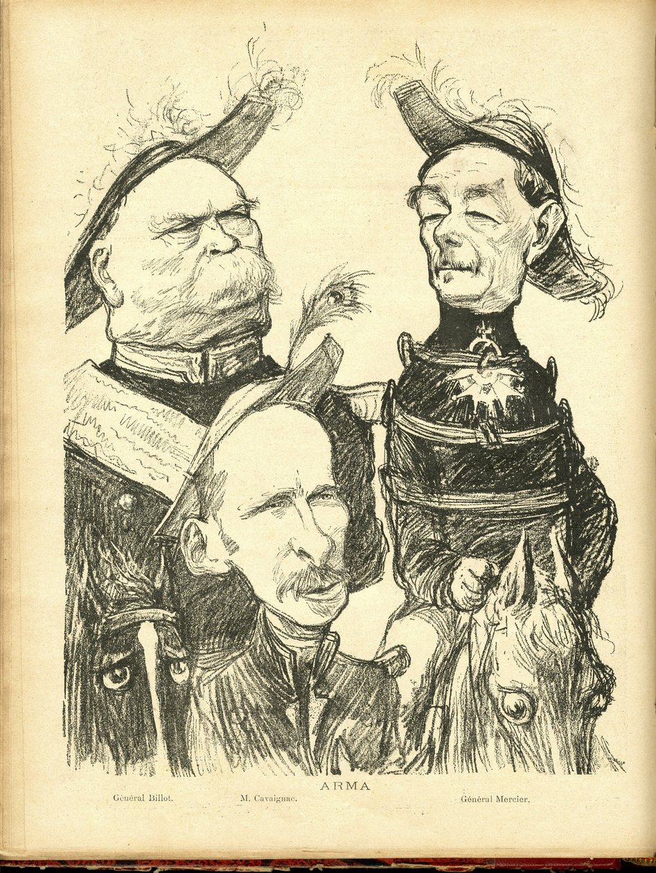Illustration av Charles Leandre (1862-1934) i Le Rire av Charles Leandre