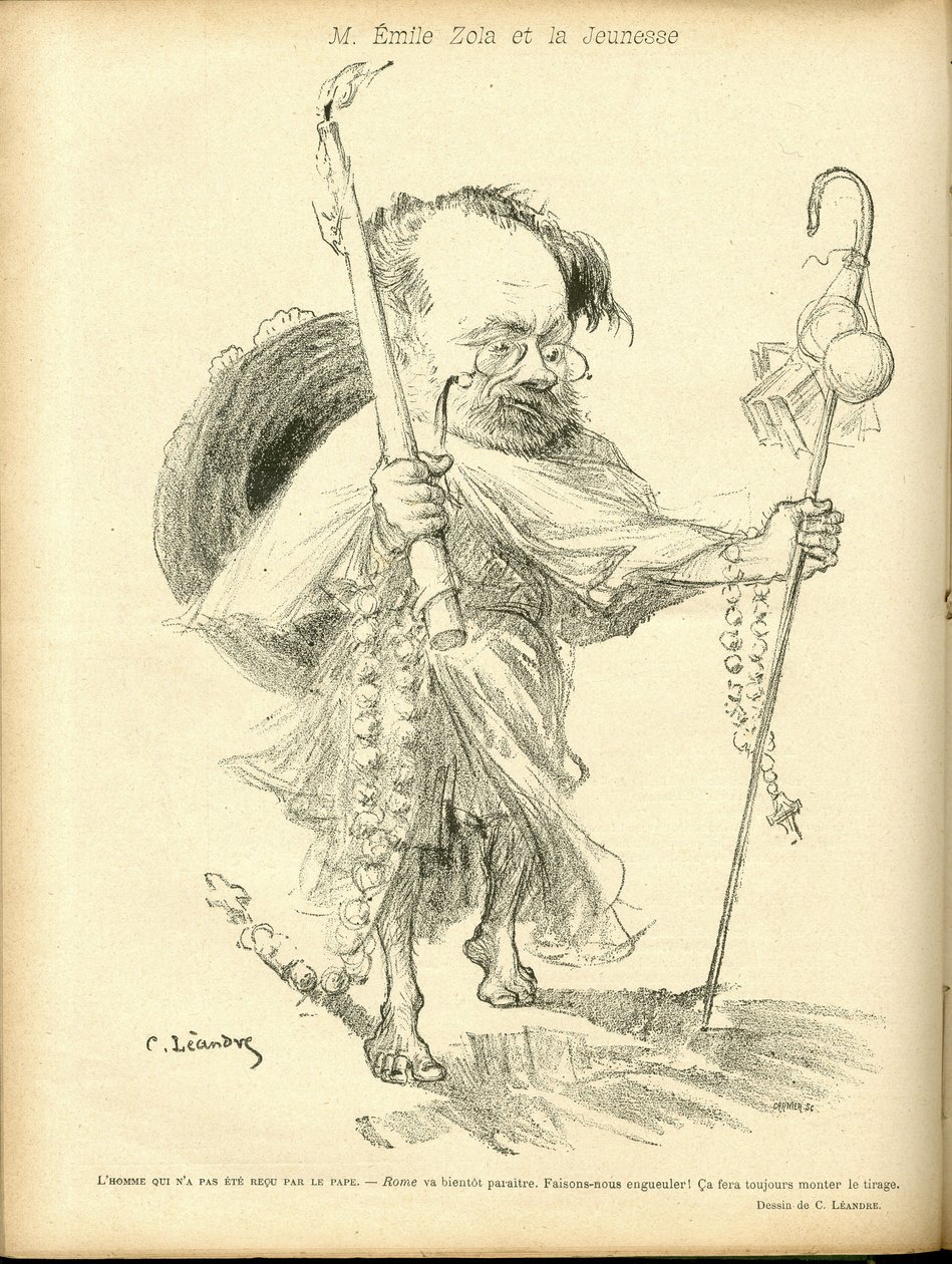 Illustration av Charles Leandre (1862-1934) i Le Rire av Charles Leandre
