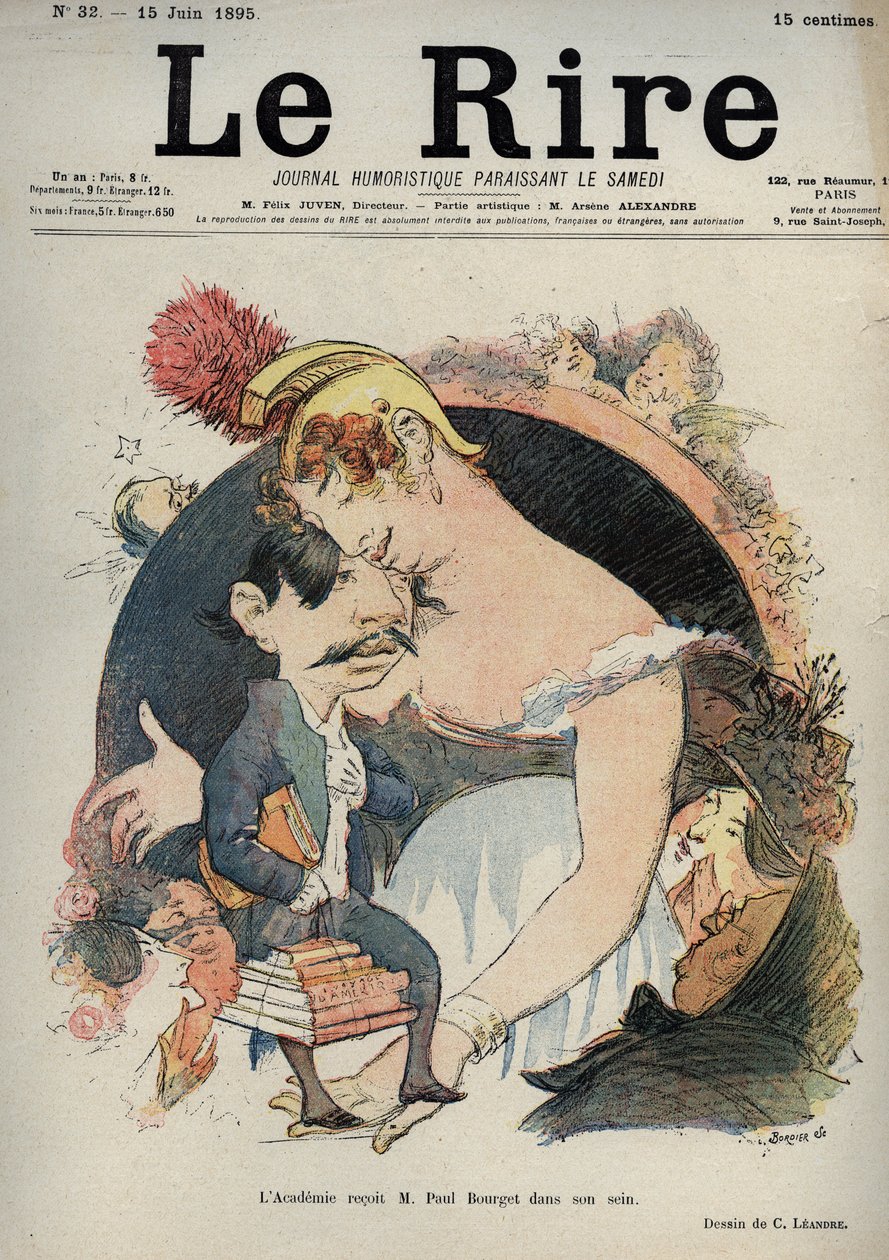 Paul Bourget (1852-1935) Fransk författare - L