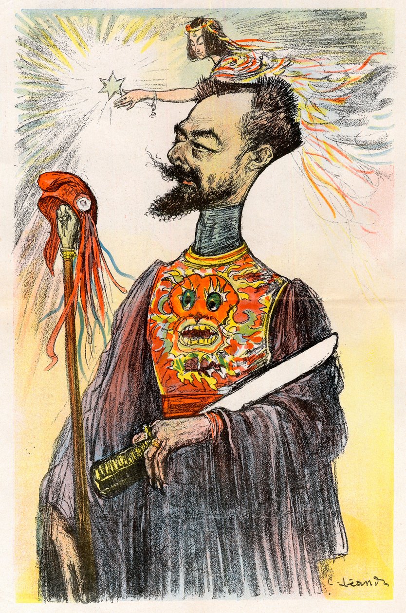 Paul Doumer (1857-1932) - Tecknad av Charles Leandre (1862-1934) i ""Le Rire""" 1902 av Charles Leandre