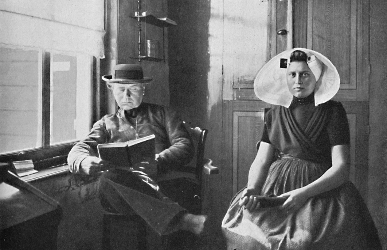 En holländare och hans fru, 1912 av Charles Lefebure