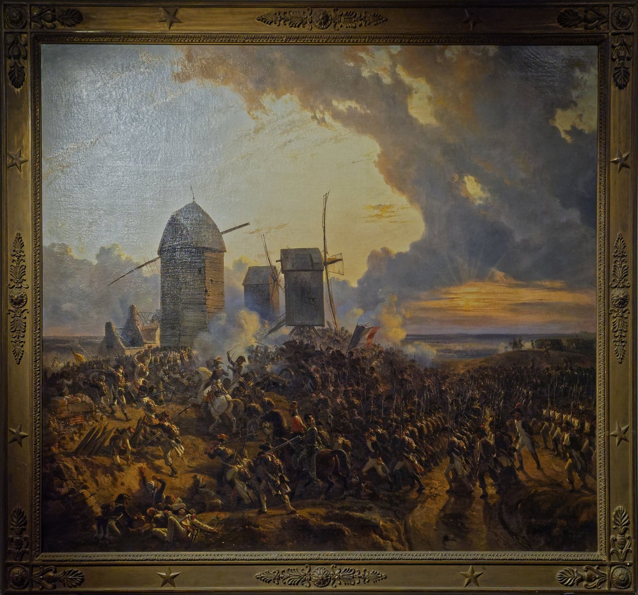 Slaget vid Mouscron av Charles Louis Mozin