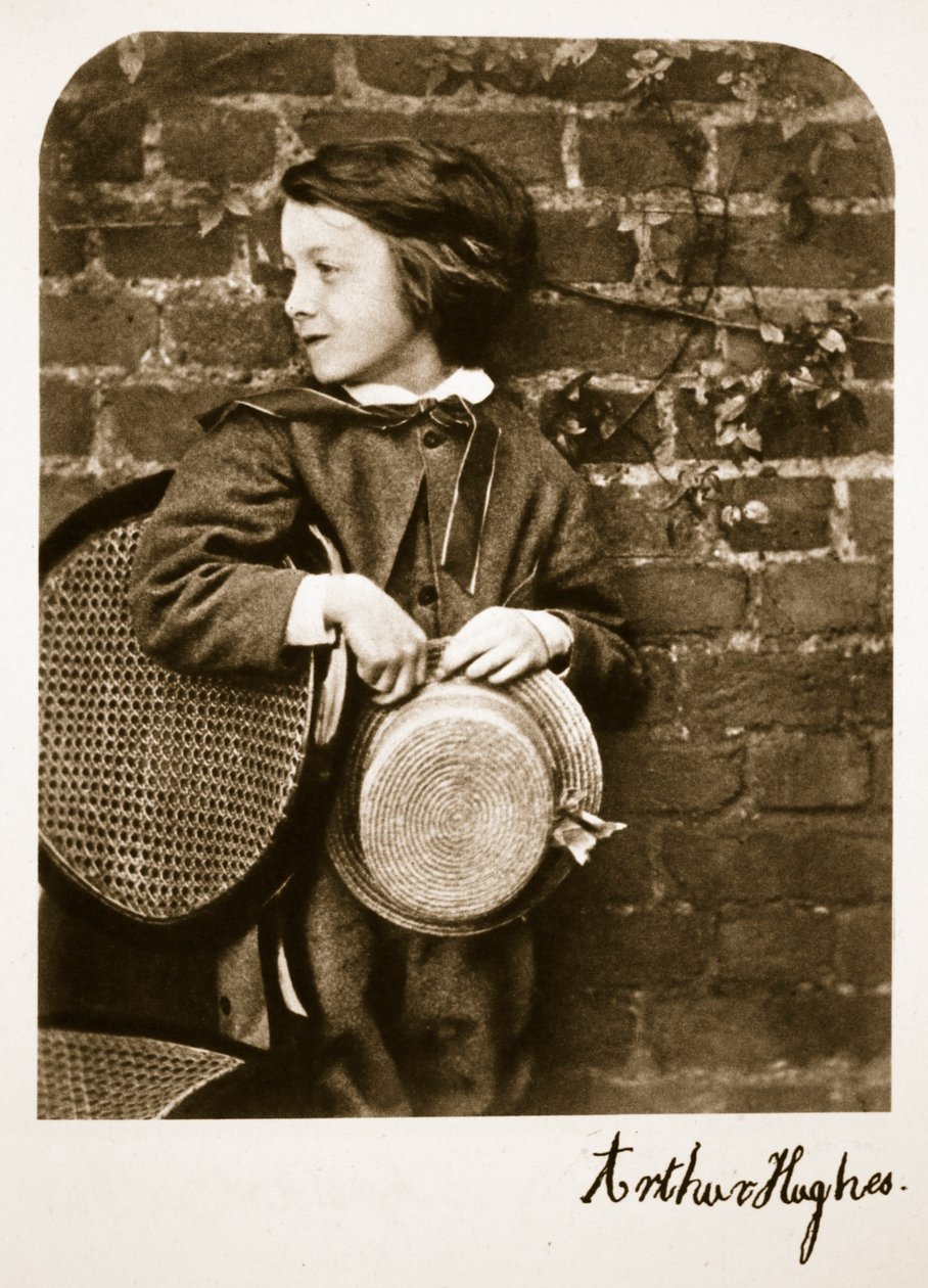 Arthur Hughes, Jr, 12 oktober 1863 (sepiafoto) av Charles Lutwidge Dodgson