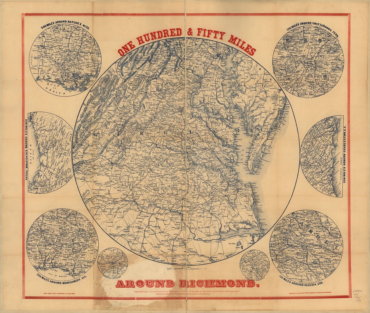 Hundra femtio mil runt Richmond. 9:e uppl. av Charles Magnus