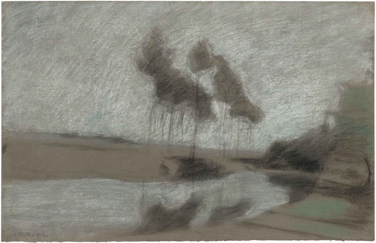 Mystiskt landskap, 1894. av Charles Marie Dulac