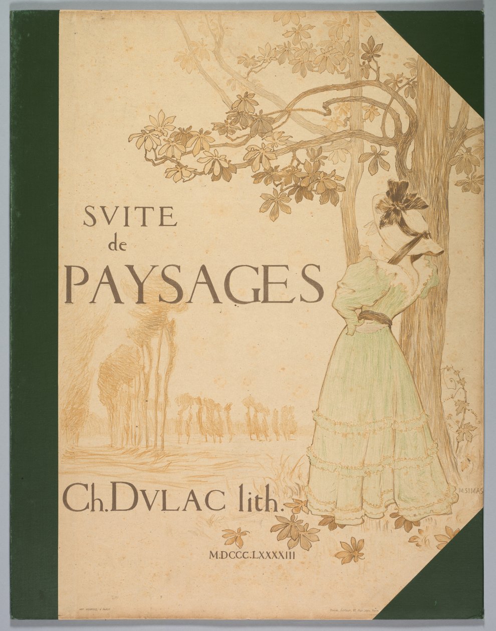 Svit av landskap av Charles Marie Dulac