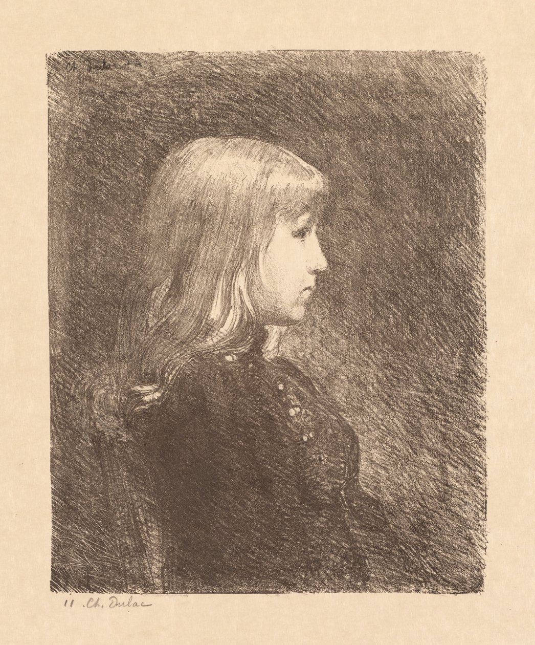 Ung dam av Charles Marie Dulac