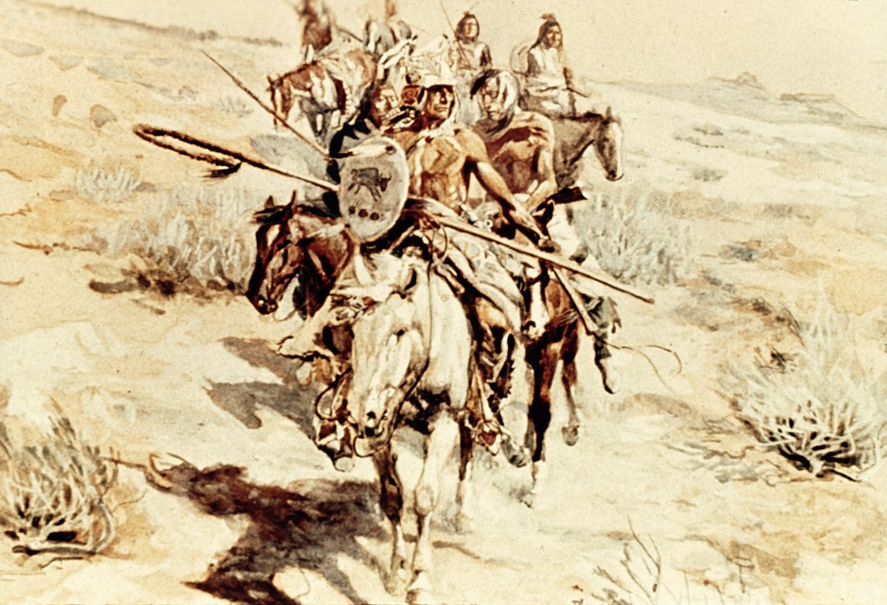 Warriors återkomst av Charles Marion Russell