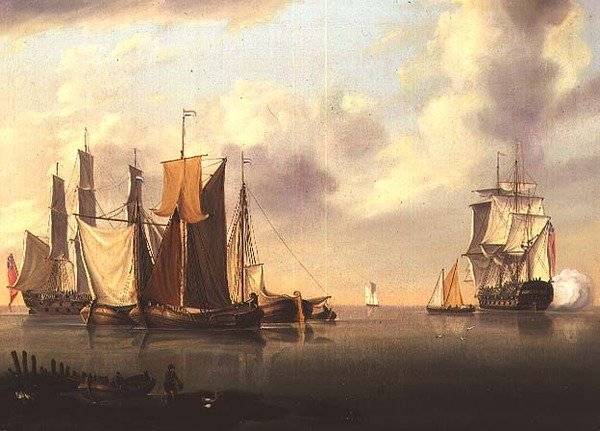 Frakt i ett lugn av Charles Martin Powell