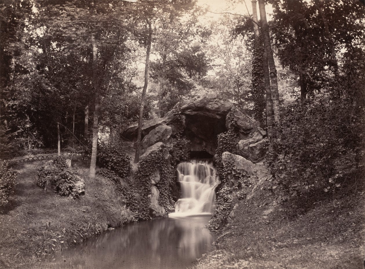 Grotta i Bois de Boulogne, 1858-1860. av Charles Marville