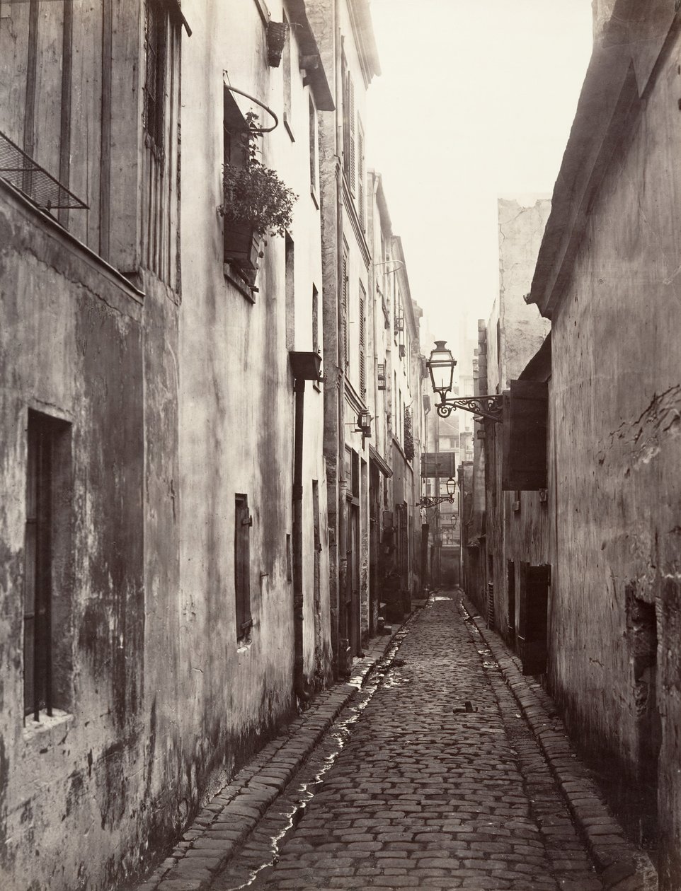 Impasse Briare av Cité Coquenard, 1860-talet. av Charles Marville