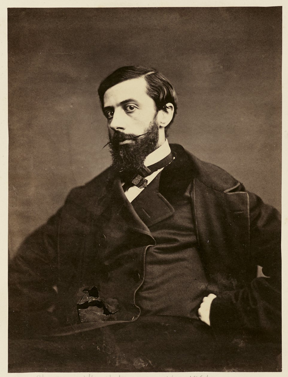 Porträtt av Charles-Théodule Devéria av Charles Marville