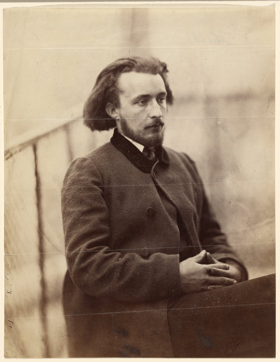 Porträtt av Charles Delahaye av Charles Marville