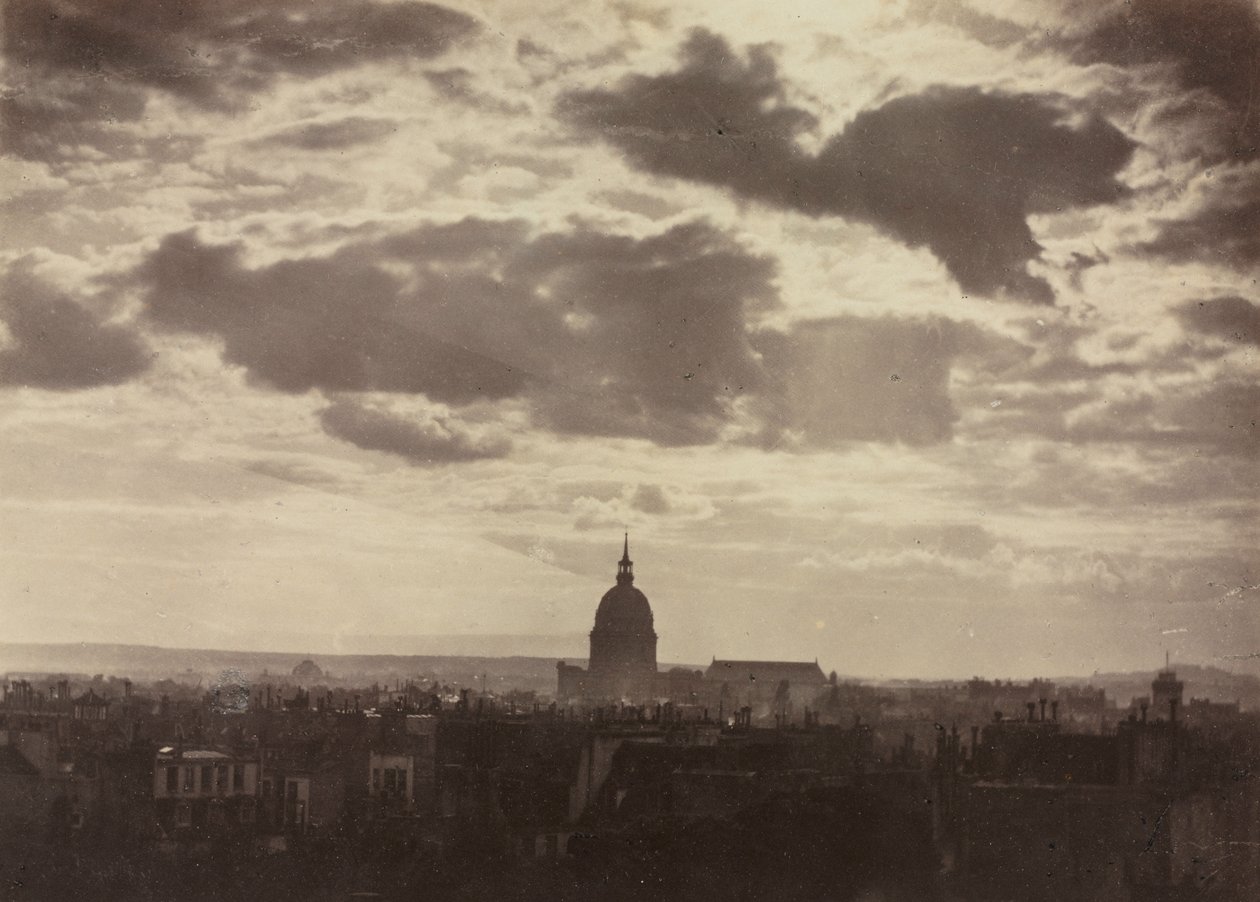Sky Study, Paris av Charles Marville