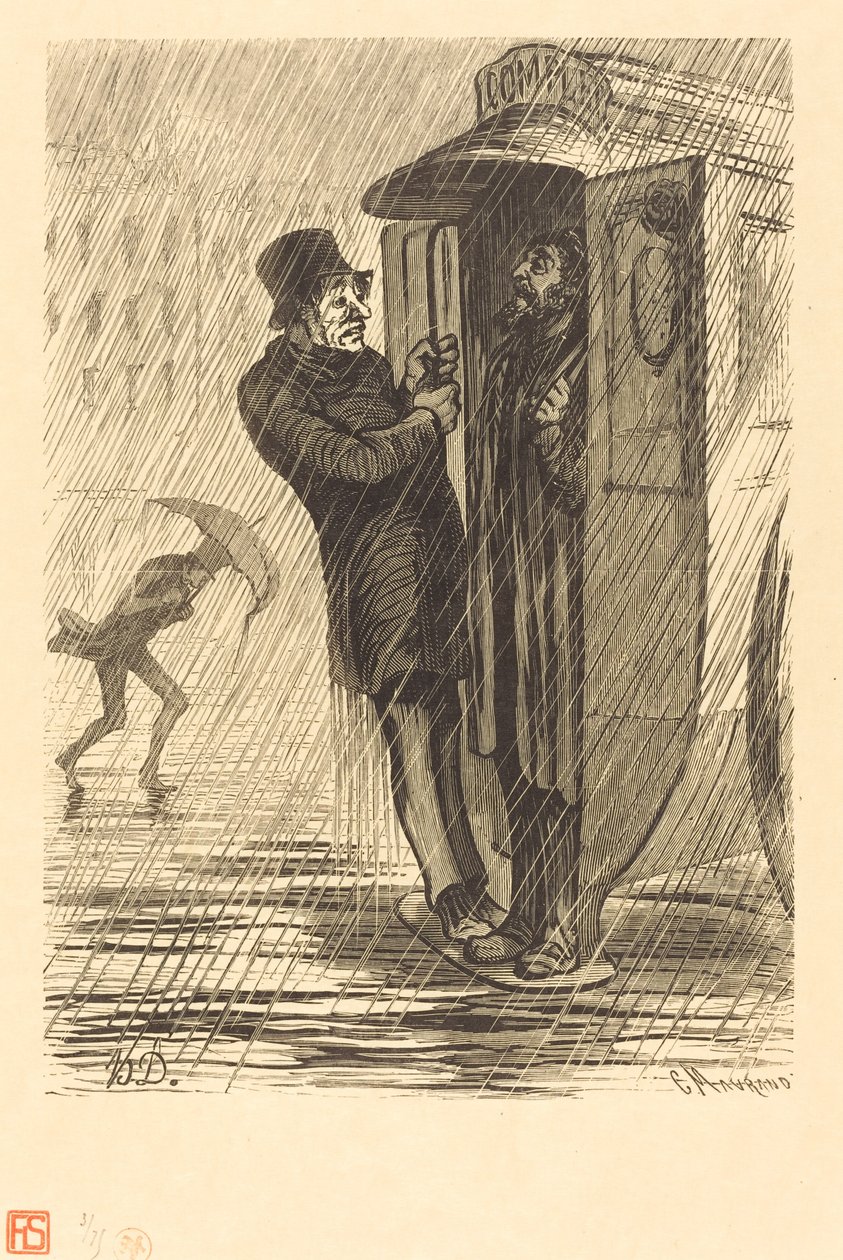 Fullständigt!!! av Charles Maurand after Honoré Daumier