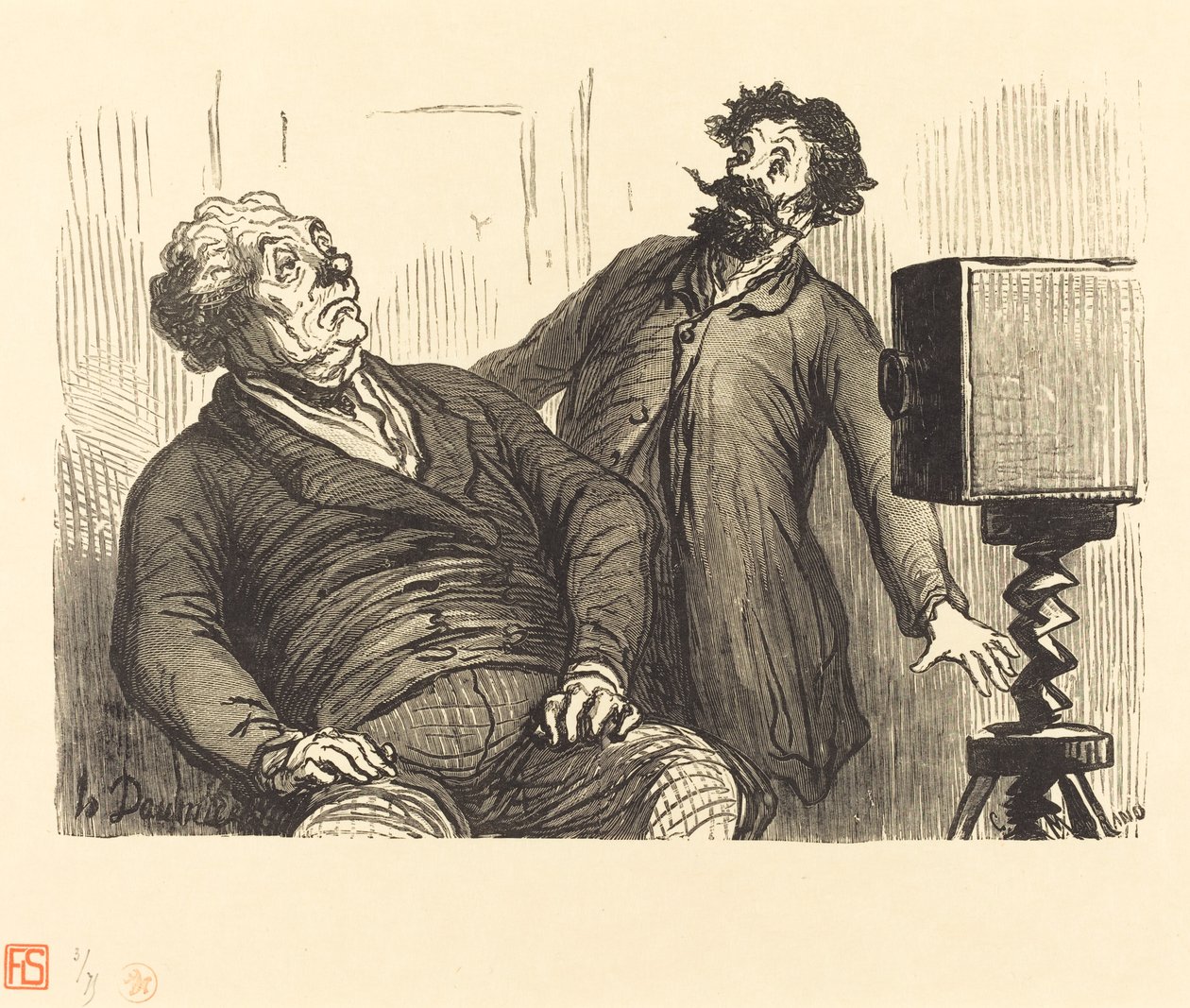 Fotografer och fotografier av Charles Maurand after Honoré Daumier