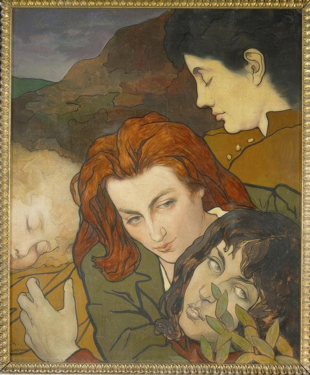 Allegorisk komposition av Charles Maurin