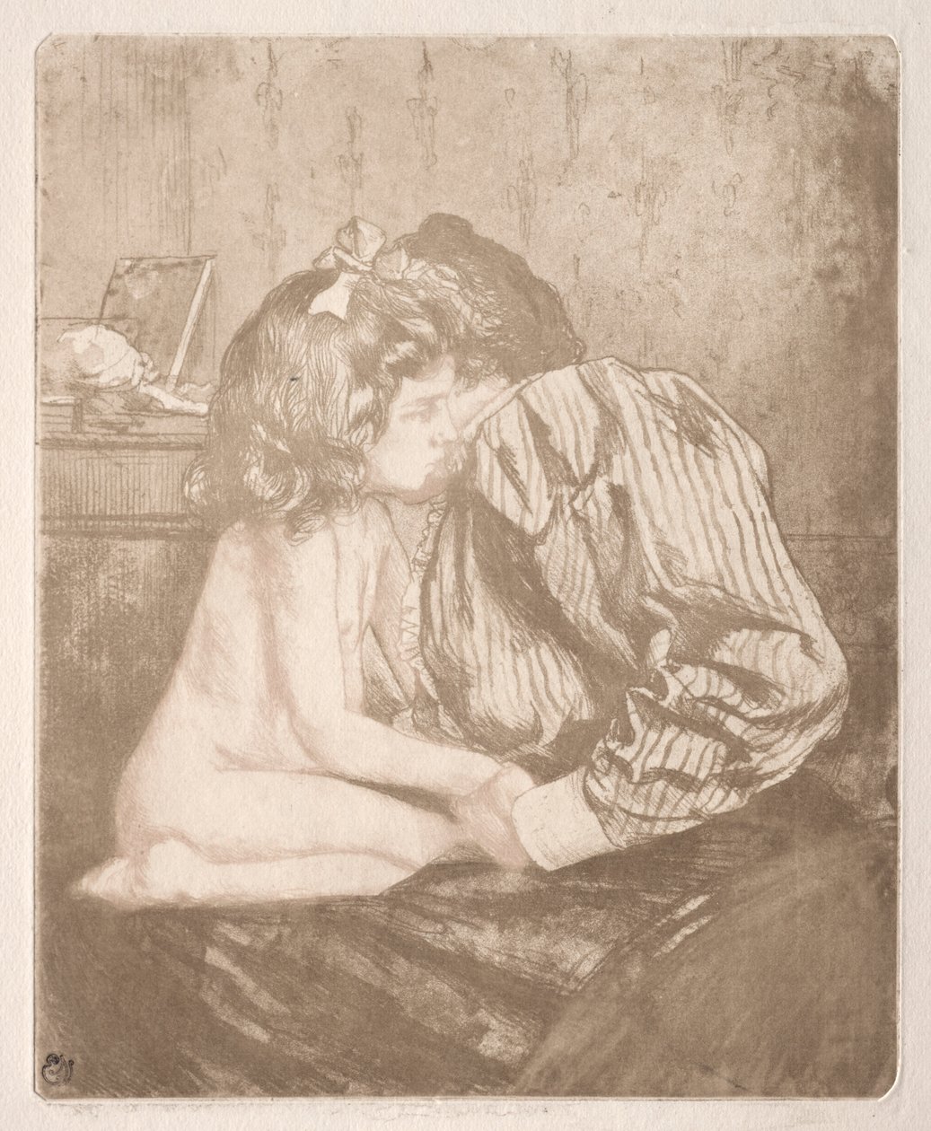 Confidences, från A New Sentimental Education, 1901. av Charles Maurin