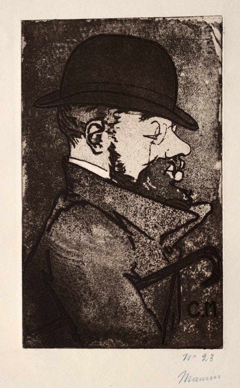 Henri från Toulouse-Lautrec av Charles Maurin