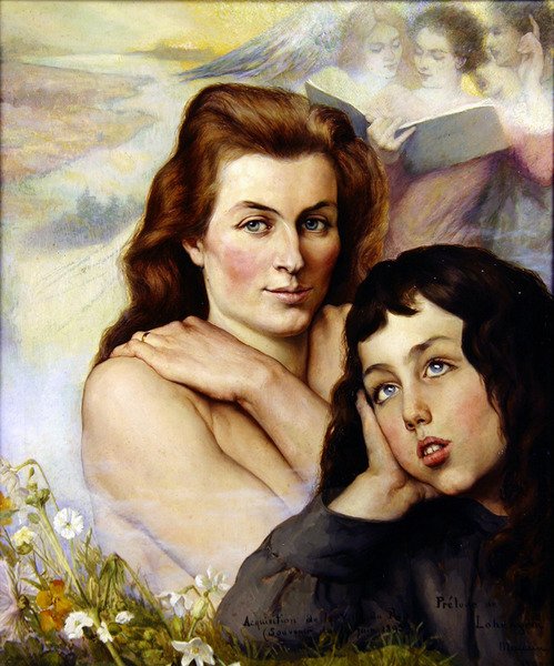 Preludium till Lohengrin, 1892 av Charles Maurin