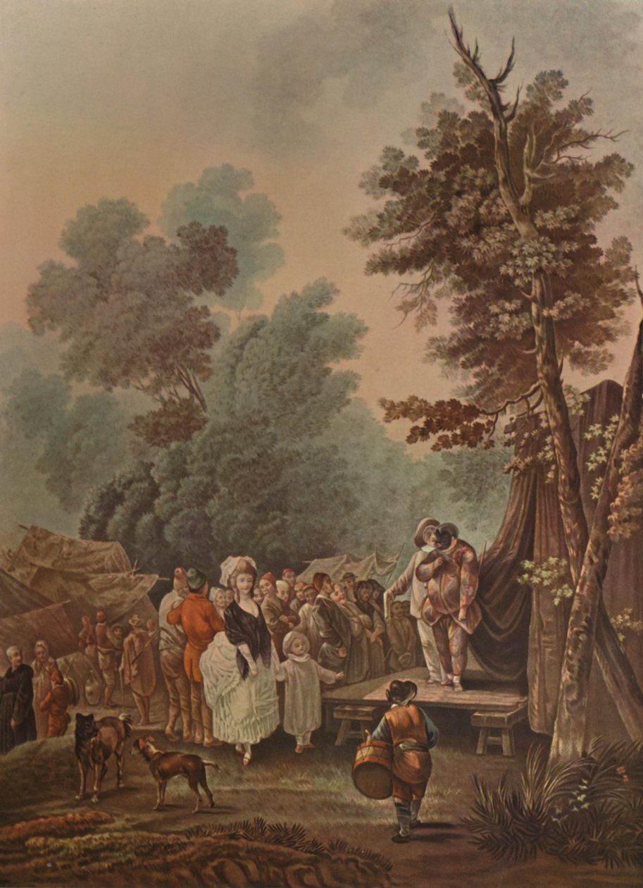 Bymässan, Bymässan, 1785, 1913 av Charles Melchior Descourtis
