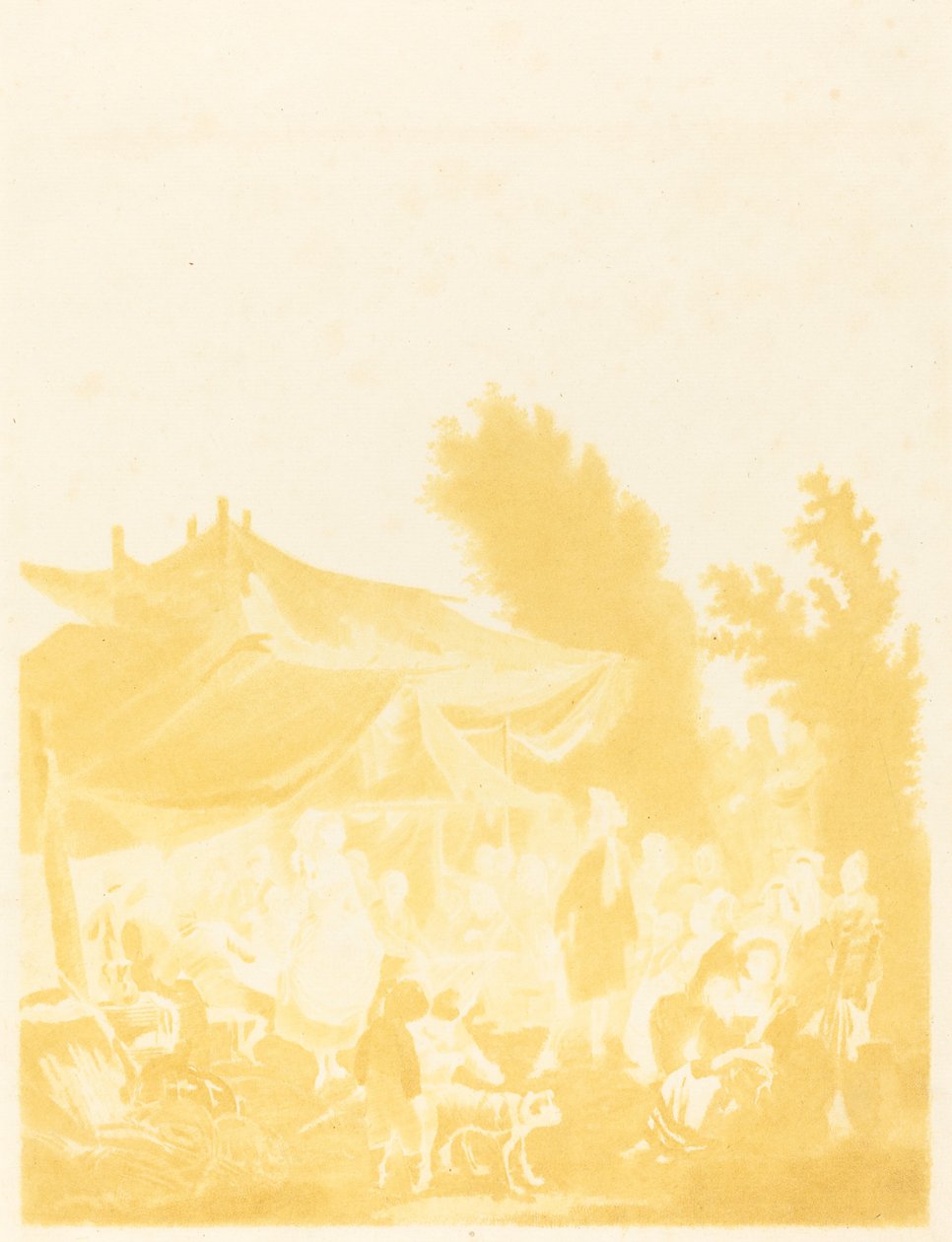 Noce de Village (Bybröllop) av Charles Melchior Descourtis after Nicolas Antoine Taunay