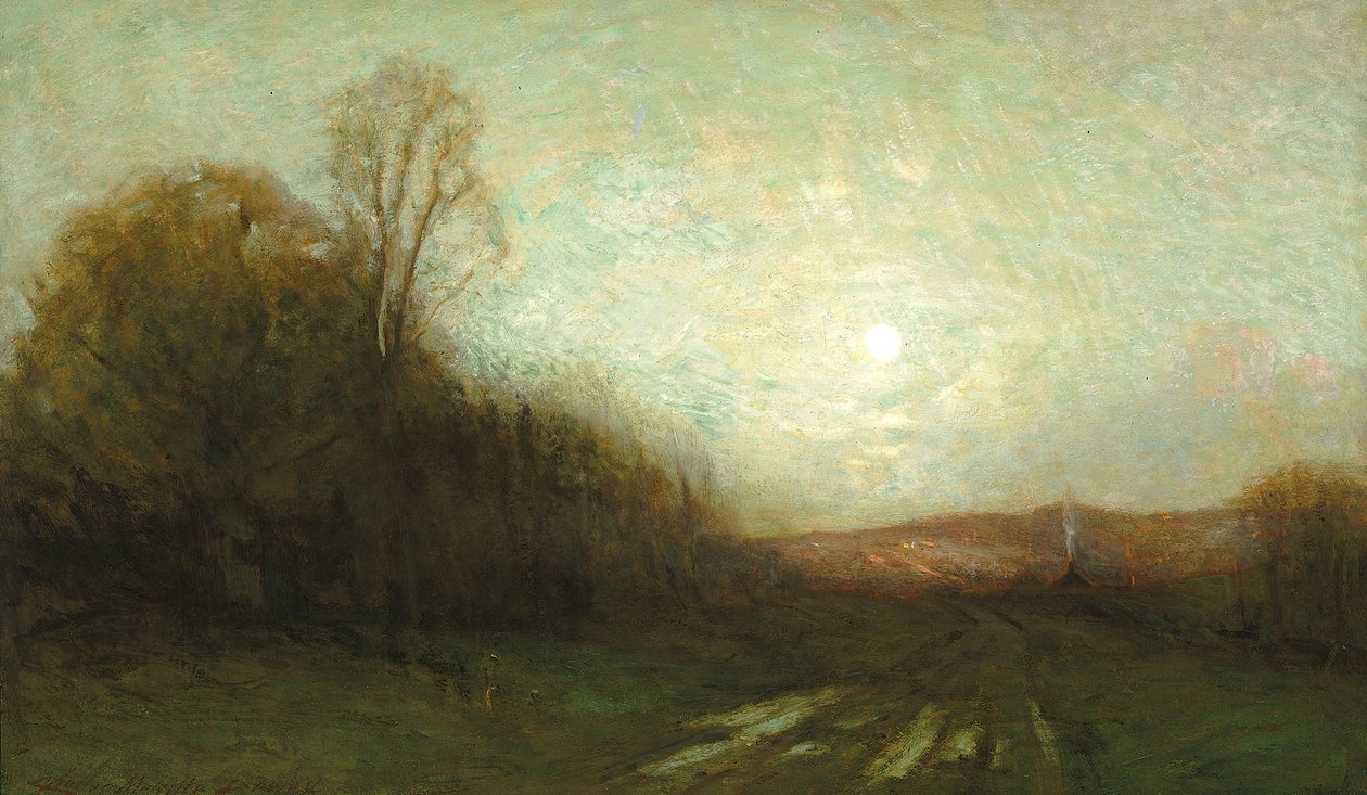 Dagens slut, n.d. av Charles Melville Dewey