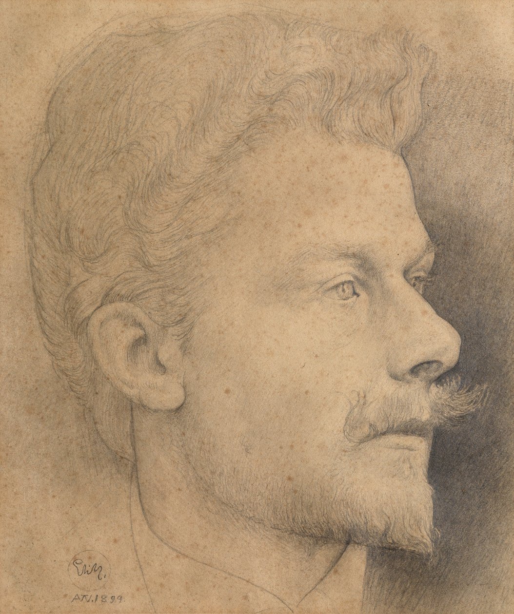 Självporträtt av Charles Mertens