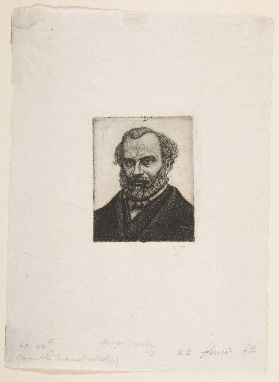 Armand Guéraud från Nantes, tryckare och litteratör av Charles Meryon