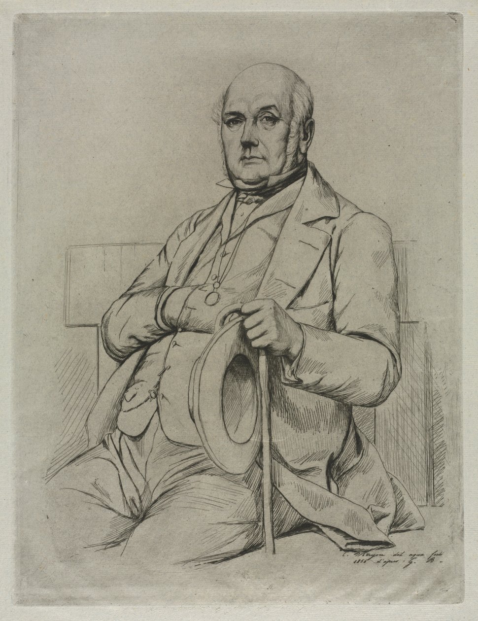 Casimir Sagan av Charles Meryon