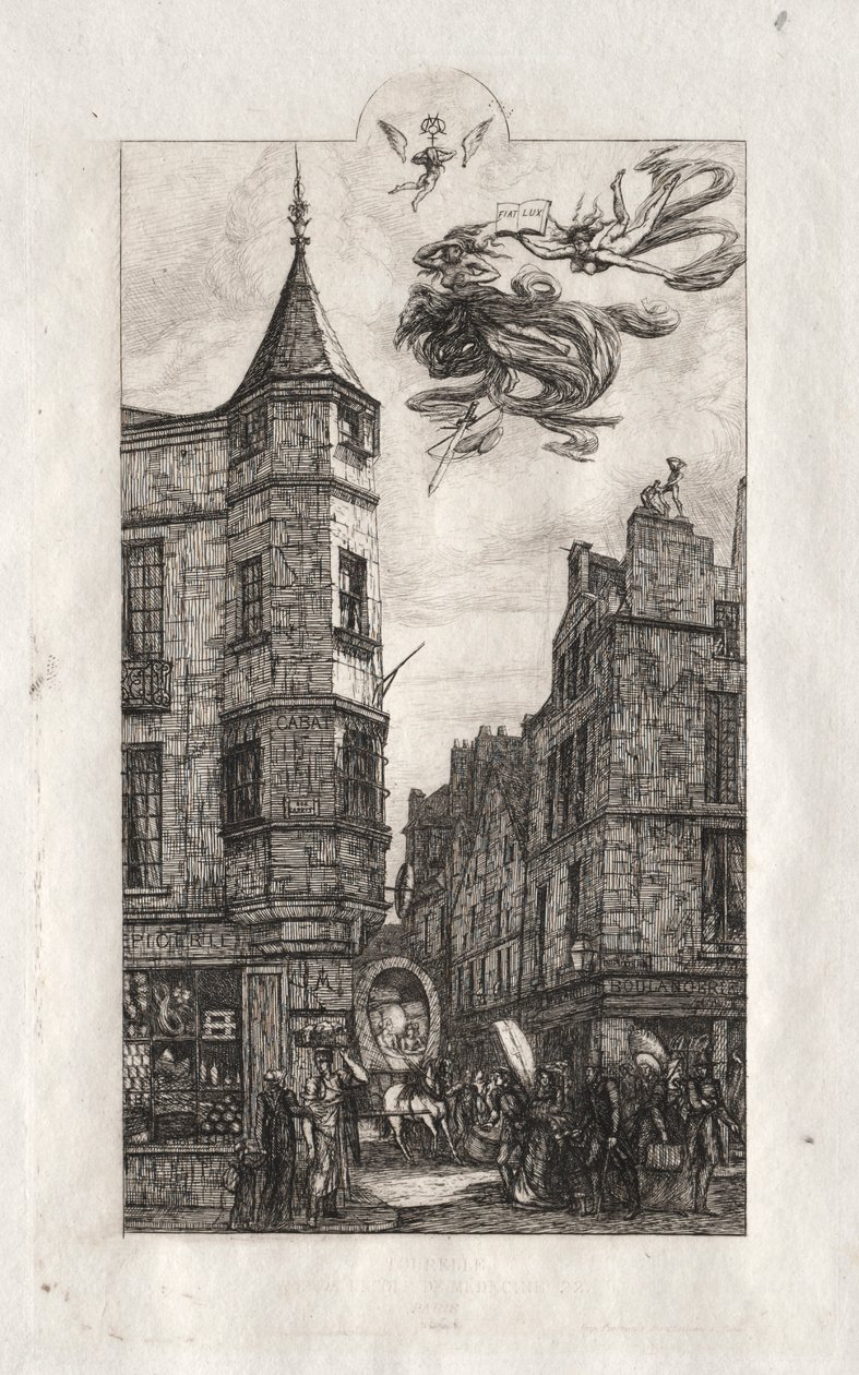 Etsningar av Paris: Turret, rue de l
