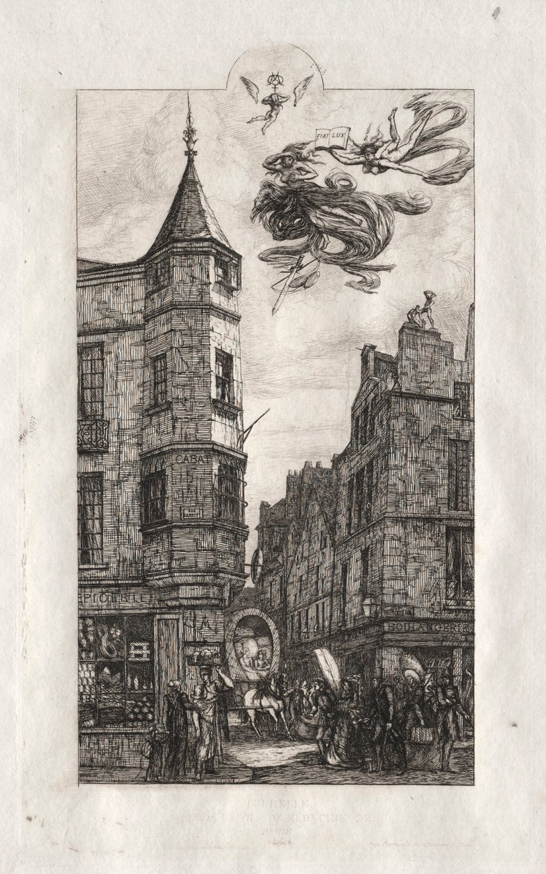 Etsningar av Paris: Turret, rue de l